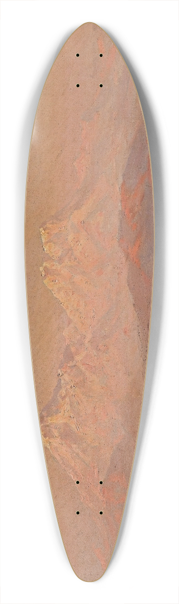 Ilya Nikolaevich Zankovsky - Mountains At Sunset 39.3 inch art pintail longboard deck