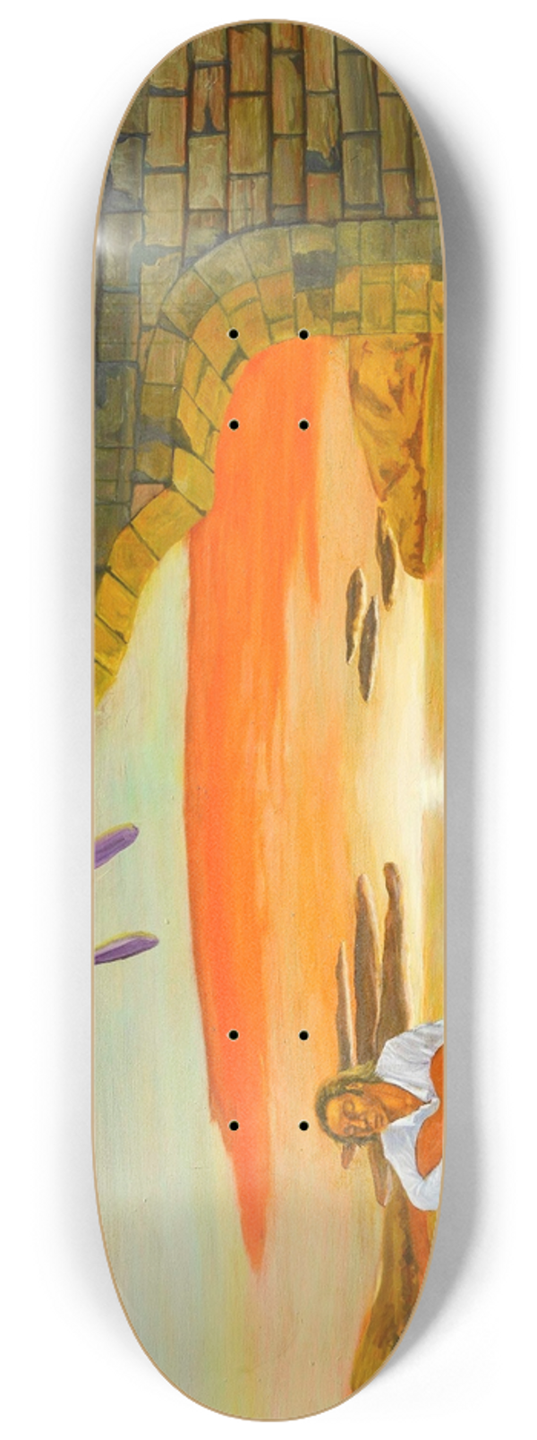 Jos de Martn Simn - Medusa voladora 8.25 inch art skate deck