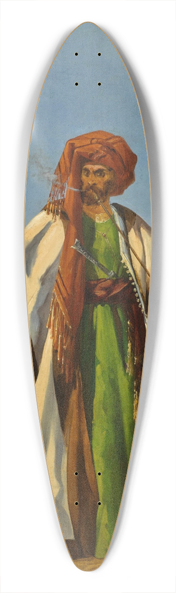 Ippolito Caffi - A Tobacco Merchant 39.3 inch art pintail longboard deck