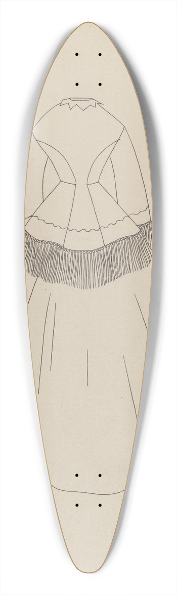 Irene Lawson - Dress Pattern 39.3 inch art pintail longboard deck