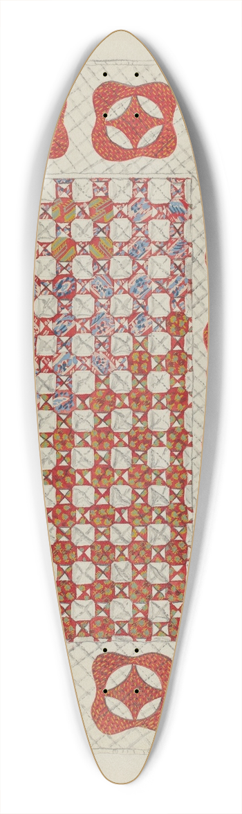 Irene Schaefer - Bedspread 39.3 inch art pintail longboard deck