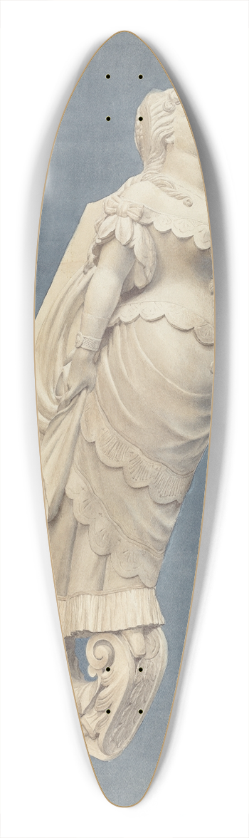 Irving I. Smith - Figurehead 39.3 inch art pintail longboard deck