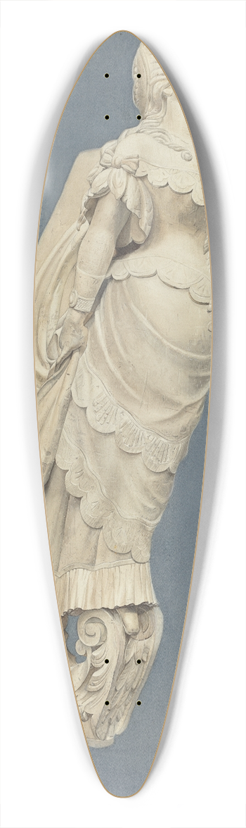 Irving I. Smith - Figurehead 39.3 inch art pintail longboard deck