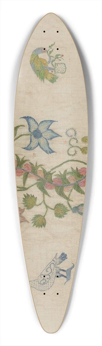 Isabella Ruth Doerfler - Embroidery 39.3 inch art pintail longboard deck