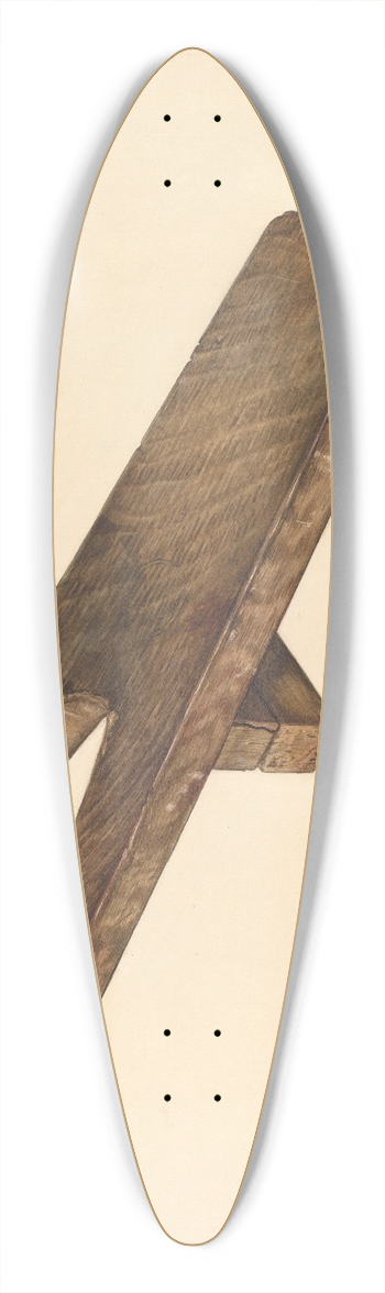Isabelle De Strange - Bootjack 39.3 inch art pintail longboard deck