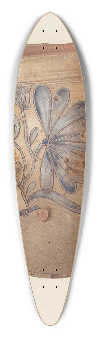 Isadore Goldberg - Crock 39.3 inch art pintail longboard deck
