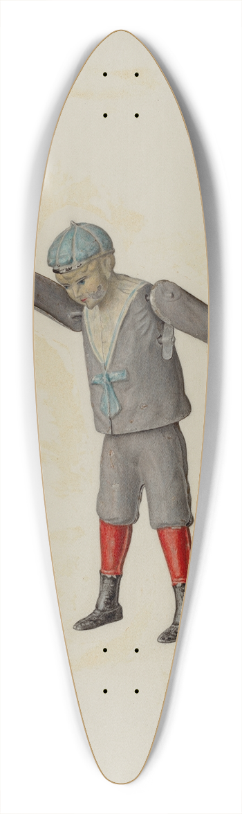 Isidore Danziger - Mechanical Toy 39.3 inch art pintail longboard deck