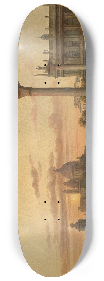 Josef Carl Berthold Pttner - Markusplatz 8.25 inch art skate deck