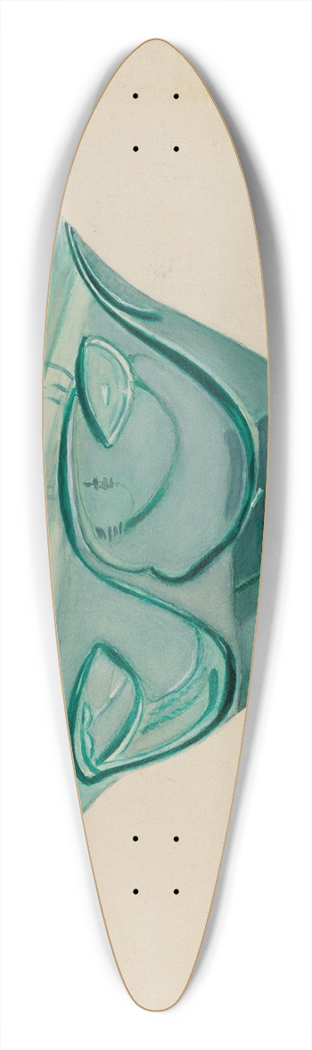 Isidore Steinberg - Bowl 39.3 inch art pintail longboard deck