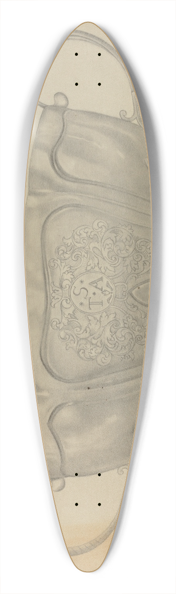 Isidore Steinberg - Two Handled Silver Bowl 39.3 inch art pintail longboard deck