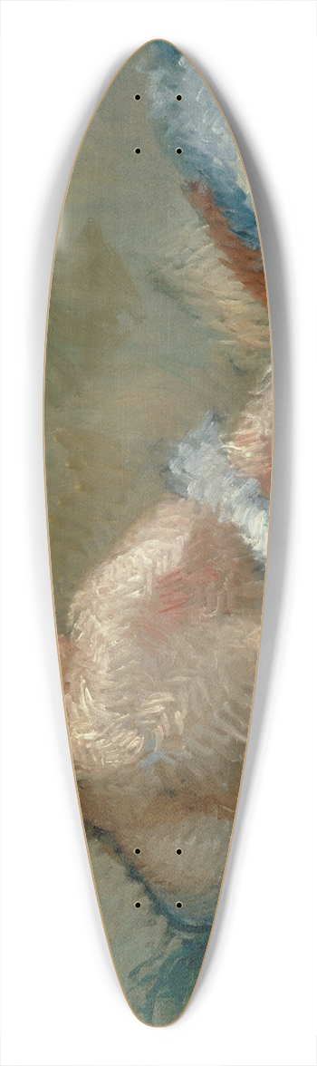 Isidre Nonell - Figure Crouching 39.3 inch art pintail longboard deck