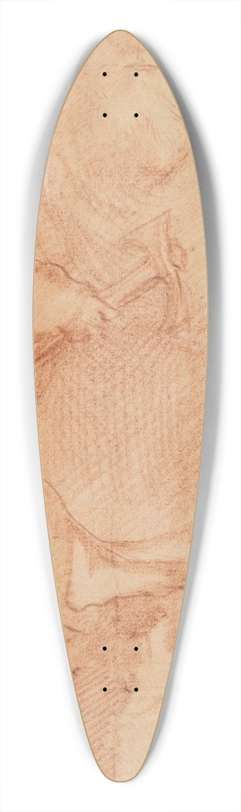 Italian School - A bearded man holding an ax (Venetian executioner) 39.3 inch art pintail longboard deck