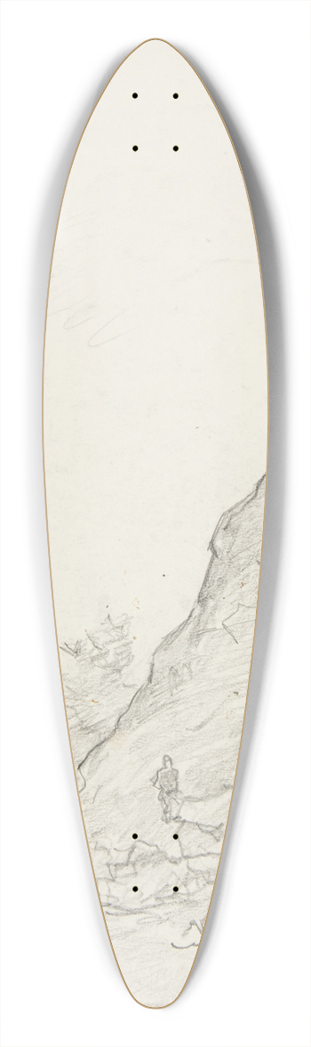 Ivan Ivanec - W kamienioomie 39.3 inch art pintail longboard deck