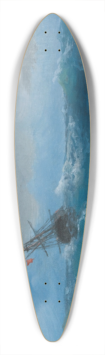 Ivan Konstantinovich Aivazovsky - Gathering Storm 39.3 inch art pintail longboard deck