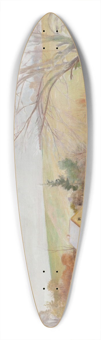 Jacek Malczewski - Angel with Tobias 39.3 inch art pintail longboard deck