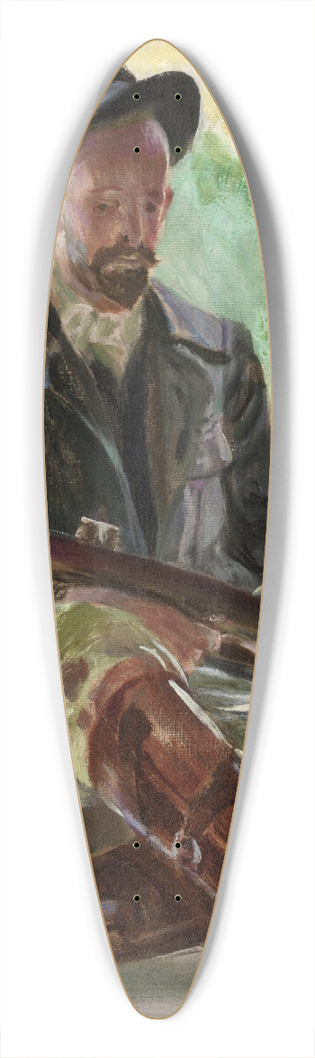 Jacek Malczewski - My Models  Triptych (Central Part) 39.3 inch art pintail longboard deck
