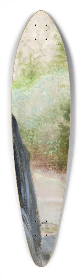 Jacek Malczewski - My Models  Triptych (Right Part) 39.3 inch art pintail longboard deck