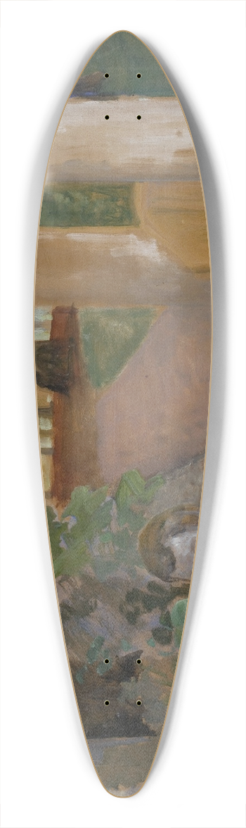 Jacek Malczewski - On the veranda 39.3 inch art pintail longboard deck