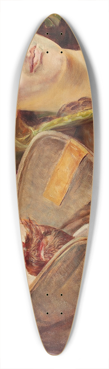 Jacek Malczewski - Primrose  Self-portrait with wife 39.3 inch art pintail longboard deck
