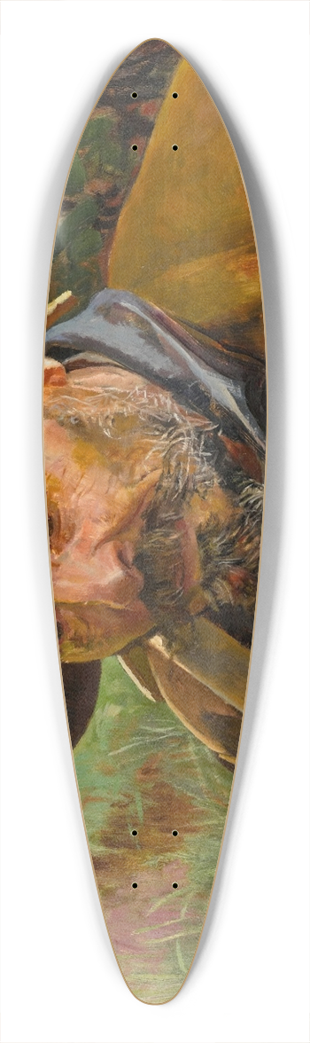 Jacek Malczewski - Returning from the Fields 39.3 inch art pintail longboard deck