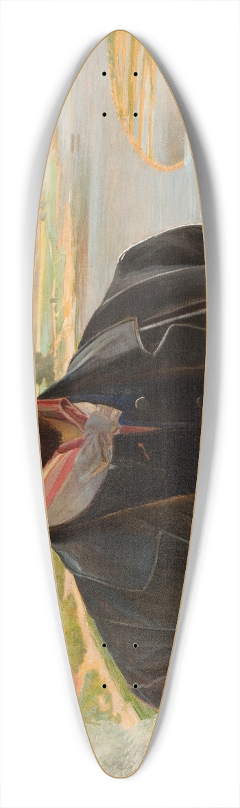 Jacek Malczewski - Self-Portrait 39.3 inch art pintail longboard deck