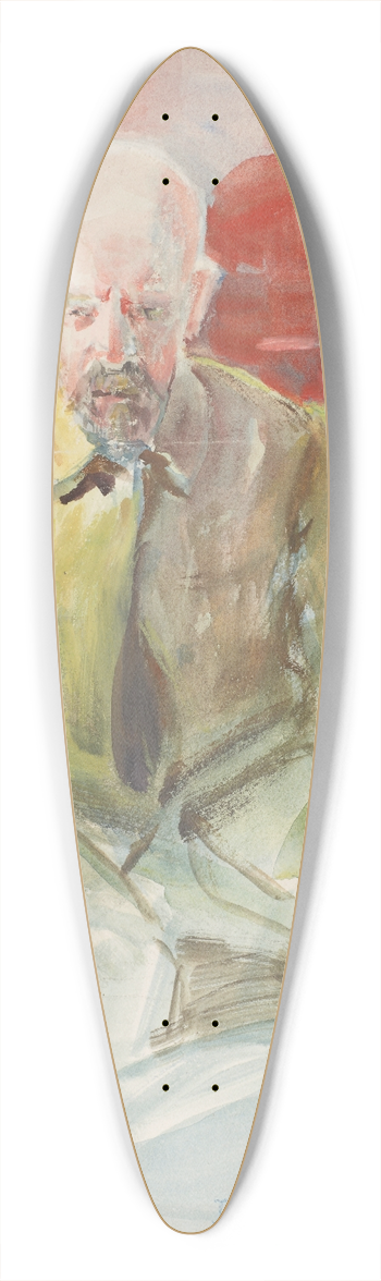 Jacek Malczewski - Self-portrait 39.3 inch art pintail longboard deck