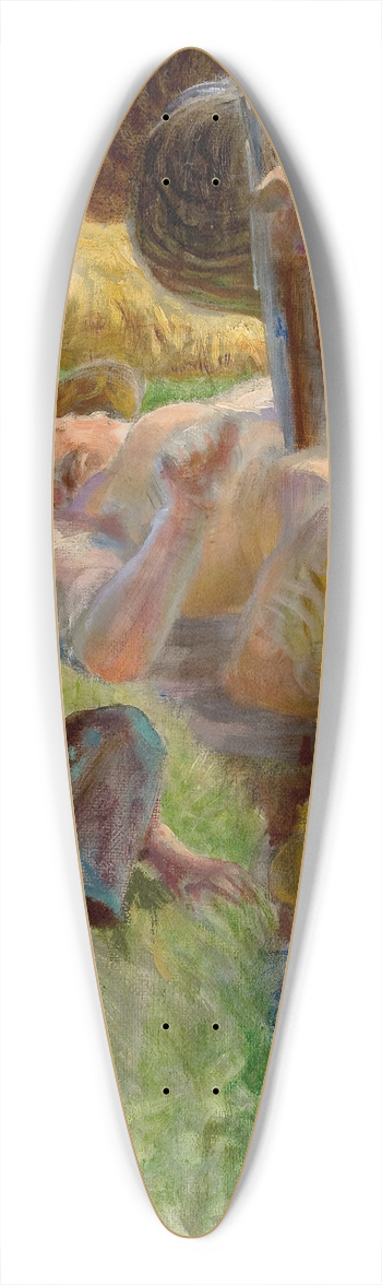 Jacek Malczewski - Shepherd boy and a harpy 39.3 inch art pintail longboard deck