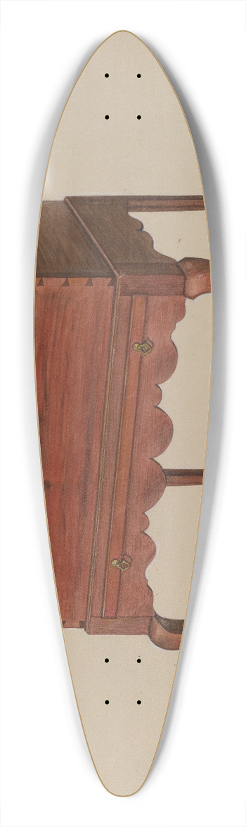 Jack Bochner - Cellaret 39.3 inch art pintail longboard deck