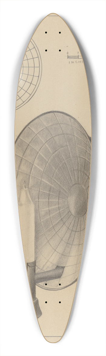 Jack Staloff - Sconce 39.3 inch art pintail longboard deck