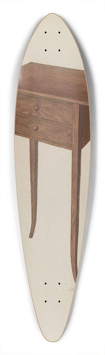 Jack Williamson - Table 39.3 inch art pintail longboard deck