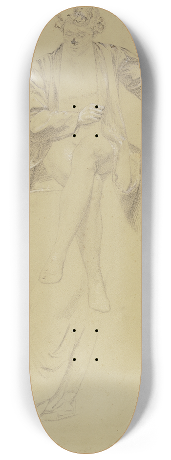 Josef Ferdinand Becker - A violinist 8.25 inch art skate deck
