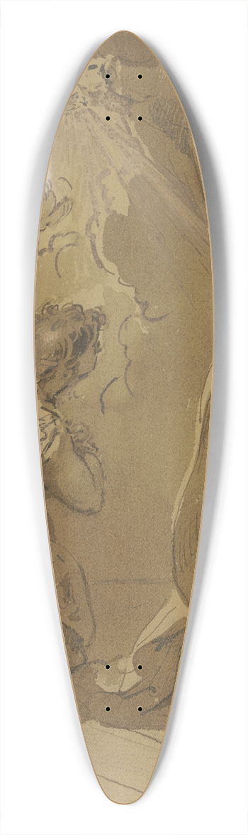 Jacob de Wit - The Annunciation 39.3 inch art pintail longboard deck
