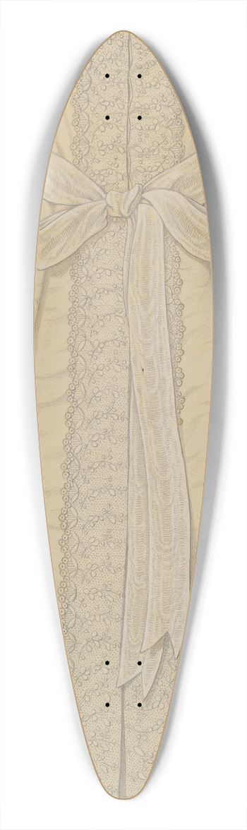 Jacob Gielens - Childs Silk Coat 39.3 inch art pintail longboard deck