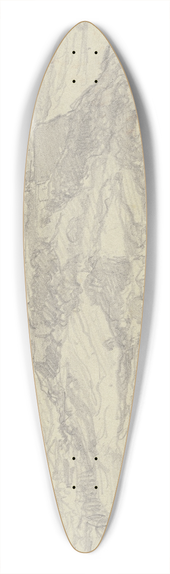 Jacob Happ - Willibaldsburg 39.3 inch art pintail longboard deck