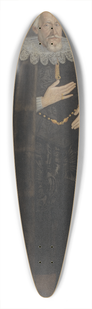 Jacob Heinrich Elbfas - Klas Bielke af ker 39.3 inch art pintail longboard deck