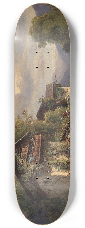 Josef Hger - Lndliche Idylle 8.25 inch art skate deck