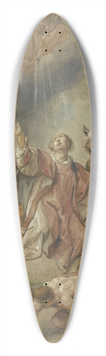 Jacob Jordaens - Das Martyrium des Heiligen Stephanus 39.3 inch art pintail longboard deck