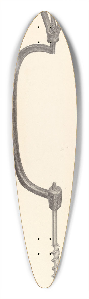 Jacob Lipkin - Carpenters Brace 39.3 inch art pintail longboard deck