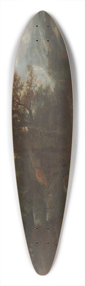 Jacob Salomonsz. van Ruysdael - Landscape withWaterfalls 39.3 inch art pintail longboard deck