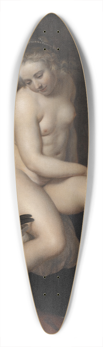 Jacob Van Loo - Venus and Cupid 39.3 inch art pintail longboard deck