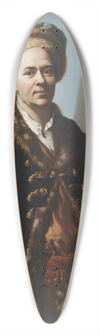 Jacob van Schuppen - Selfportrait 39.3 inch art pintail longboard deck