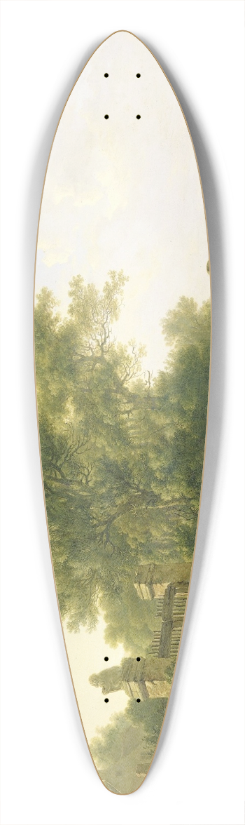 Jacob van Strij - Milking Time 39.3 inch art pintail longboard deck
