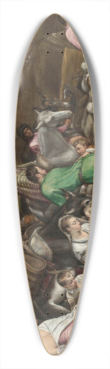 Jacopo Bassano - Jacobs Journey 39.3 inch art pintail longboard deck
