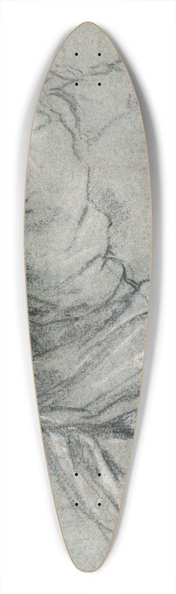 Jacopo Palma il Giovane - A bearded man, seated, his left arm raised 39.3 inch art pintail longboard deck