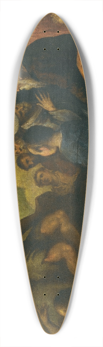 Jacopo Palma il Giovane - St John The Baptist Preaching 39.3 inch art pintail longboard deck