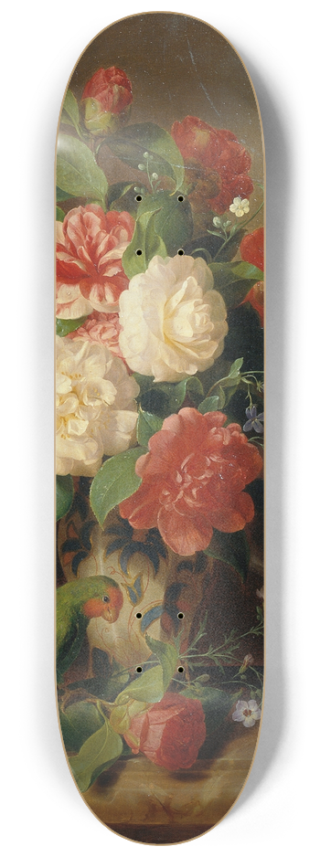 Josef Lauer - Blumenstck mit Goldfischglas 8.25 inch art skate deck
