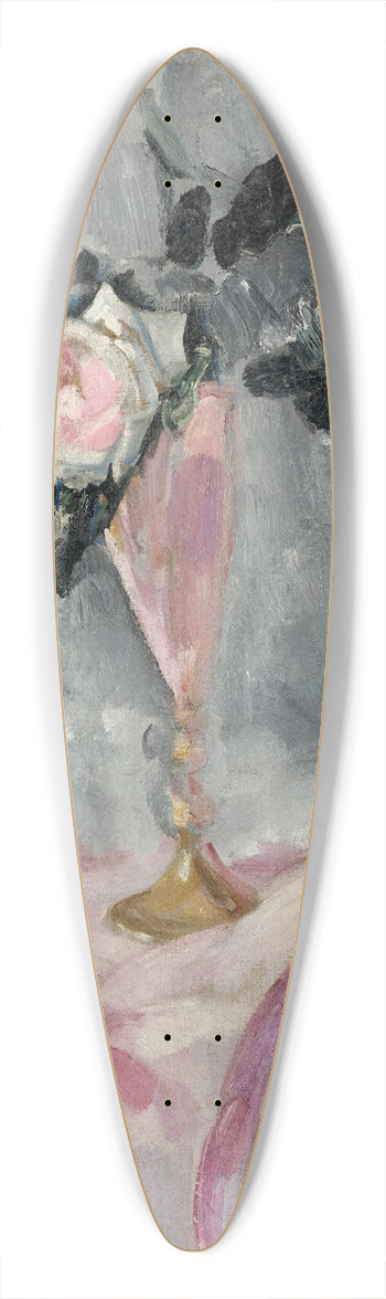Jacqueline Marval - Vase de fleurs 39.3 inch art pintail longboard deck