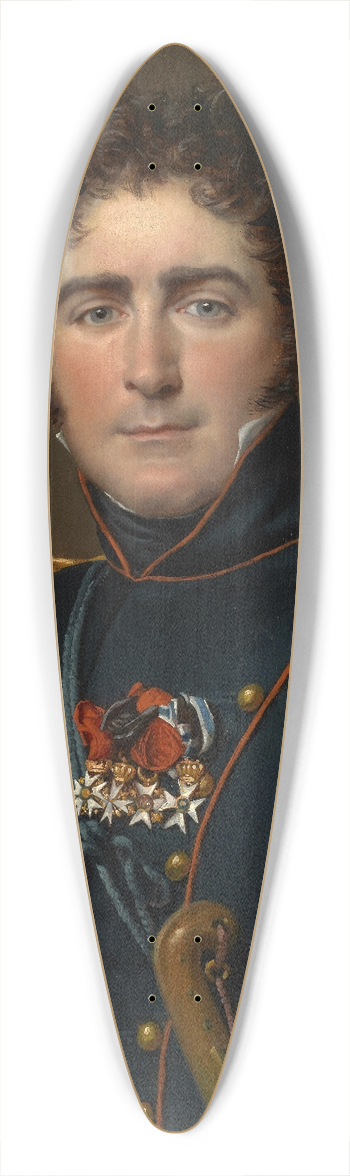 Jacques Louis David - Comte Henri-Amde-Mercure De Turenne-Daynac 39.3 inch art pintail longboard deck