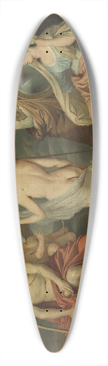 Jacques Louis David - The Judgment Of Paris 39.3 inch art pintail longboard deck