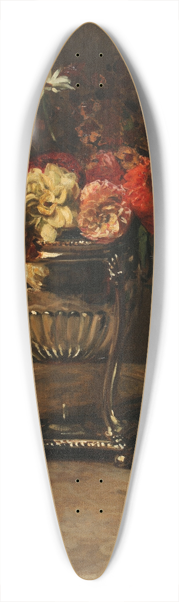 Jacques-mile Blanche - Dahlias et capucines  lurne dargent 39.3 inch art pintail longboard deck